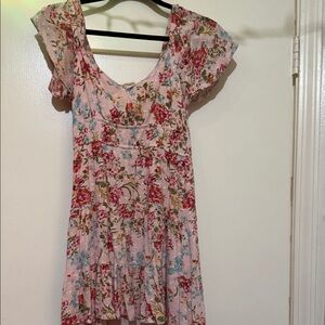 Rewind Floral Pink Dress
